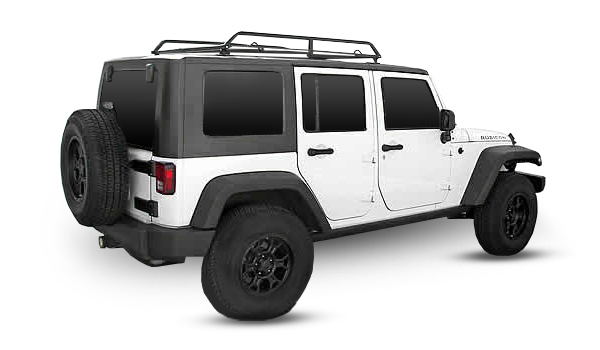 Canopy Truck Rack on a Hardtop Jeep Wrangler JK