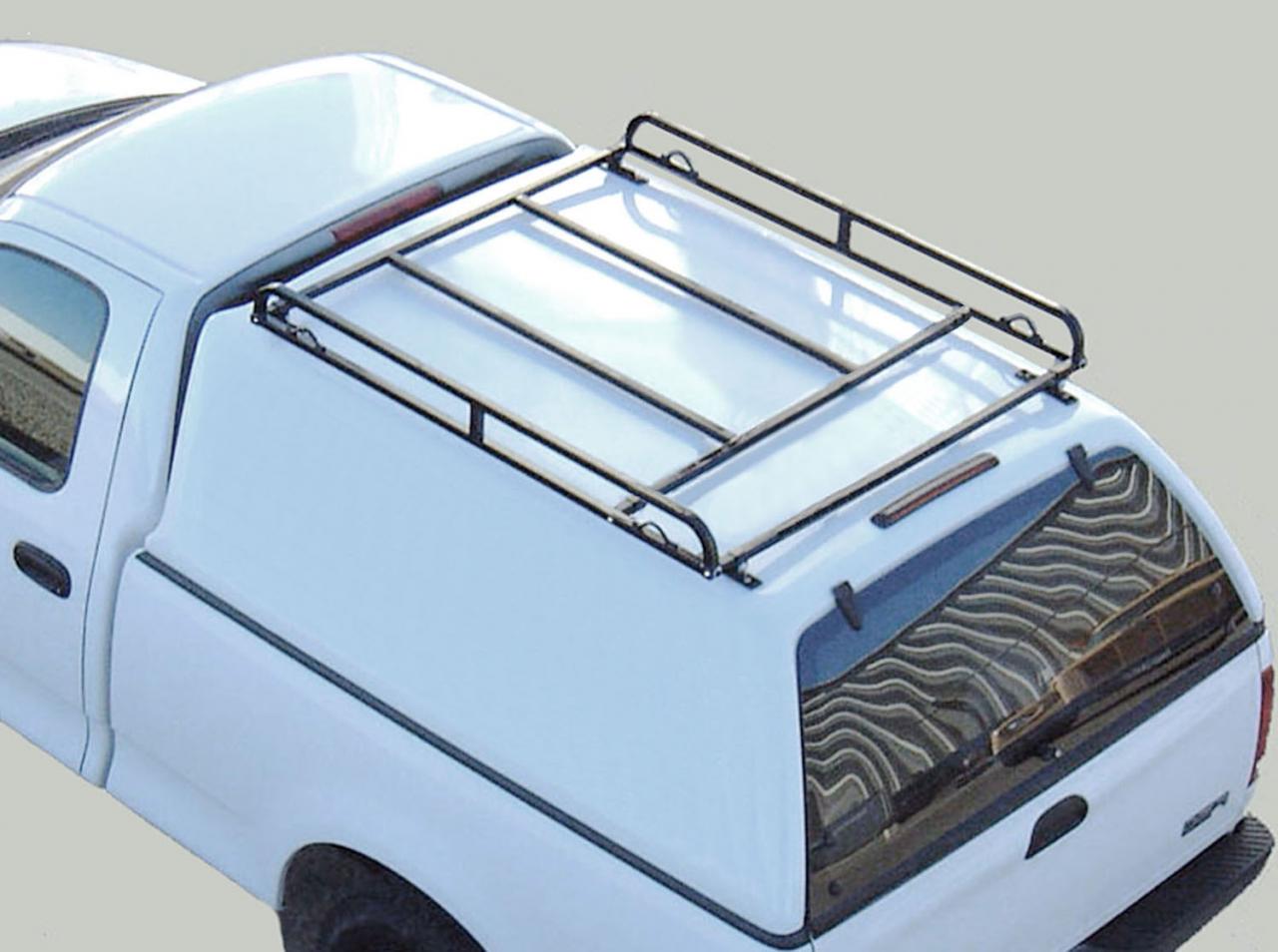 Short Bed Canopy Truck Rack on Topper