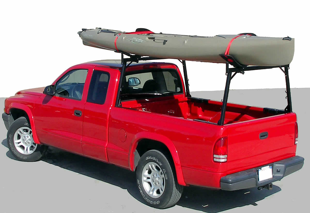 Rail Rack Carrying Kayak with Malone Kayak Carriers