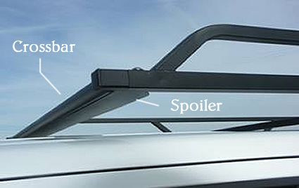 The Honda RidgeLine Rack 3 spoiler greatly reduces the wind noise common to other over-cab racks.