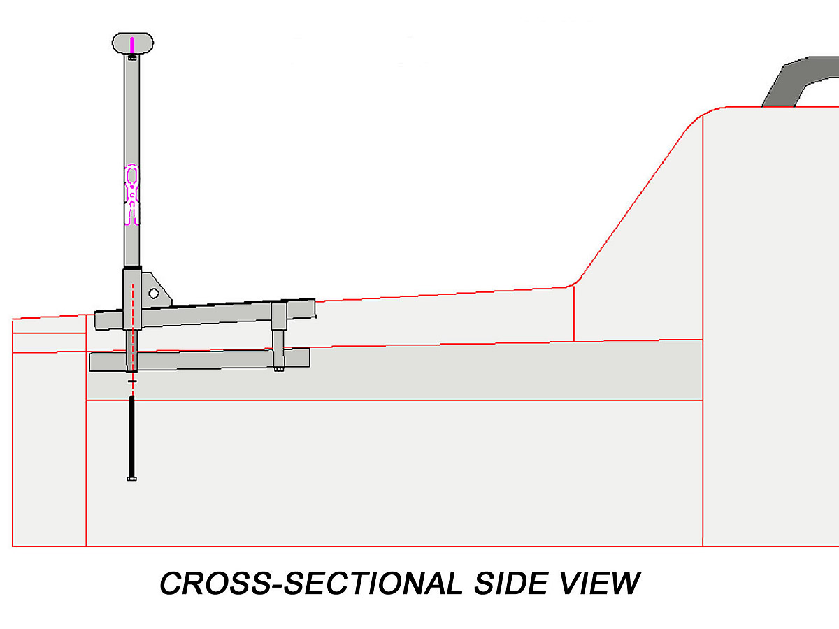 The Honda RidgeLine Rack 4 rear truck rack is used along with the Honda roof rack.