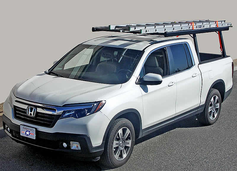 This Pickup TRUCK RACK looks good on the Honda RIDGELINE during work or play.