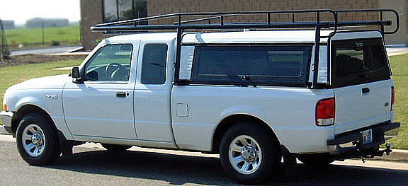 The Camper Shell Rack is designed to fit around your camper shell!